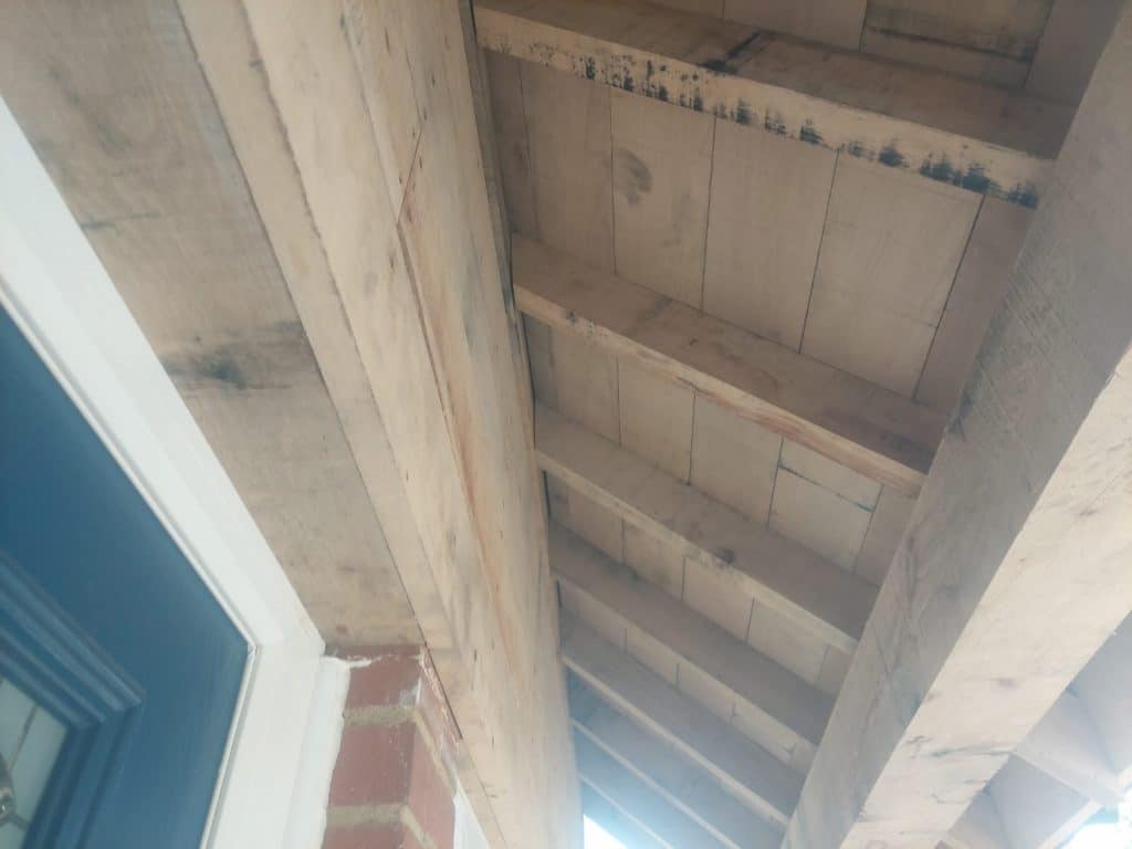 oak porch canopy in camberley